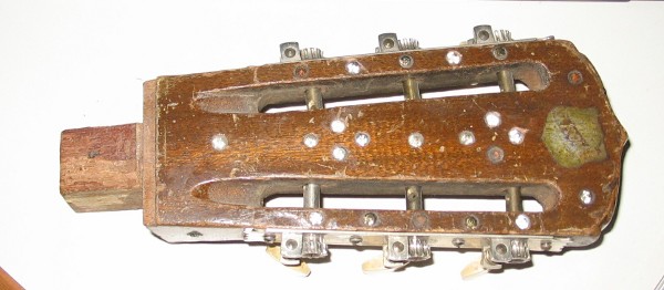 Early Square Neck Tricone Headstock